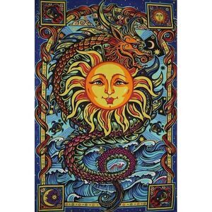Dragon sun tapestry 60 x 90
